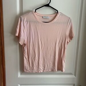 Babaton Light Pink Short Sleeve Tee